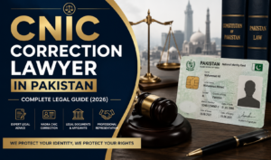 CNIC Correction Lawyer in Pakistan: Complete Legal Guide (2026)